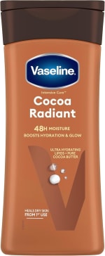 2 botes Vaseline Intensive Cocoa Radiant, Loción Hidratante 48H 200 ml por 3.49€