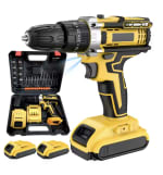 Taladro atornillador inalámbrico con mandril sin llave 3/8" por solo 18.58€