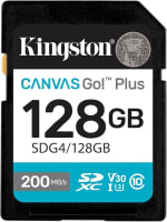 Tarjeta SD Kingston Canvas Go Plus 128GB Gen4 por $348 | Amazon