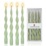 Velas Espiral 4 Unidades Inodoras Largas Ecológicas Decorativas Hogar por 6.99€