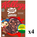4 Paquetes de Kellogg's Choco Krispies Chocos 420g por 10.25€