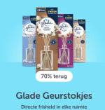 70% korting op Glade Geurstokjes via Tikkie