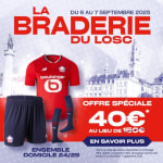 Ensemble du Losc 24-25 - Maillot, short & chaussettes à 40€