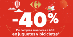 Carrefour 40% descuento en Juguetes y Bicicletas Promoción Navidad (29 Octubre)