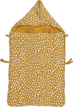 Meyco Baby Cheetah voetenzak honey gold 40x82cm voor €15,09 bij Bol