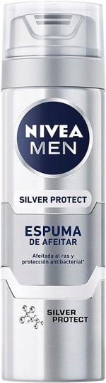 NIVEA MEN Espuma para Afeitar Silver Protect 200ml por $37 | Oferta Amazon