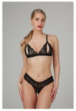 Ensemble soutien-gorge en perles et dentelle Mea à 19,99€