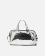 Bolso tote pequeño con asa bandolera extraíble y estampado monogram por 9€