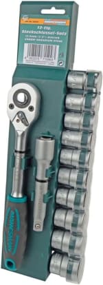 Brüder Mannesmann Dopsleutelset 12 dlg 1/2 voor €18,39 bij Amazon