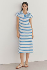 Vestido polo rayas manga corta Pedro del Hierro por 35€