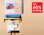 60% korting op 3 basis fotoboeken bij HEMA
