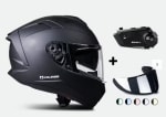 Casque Intégral Course Raider Evo Noir Mat à 139,99€