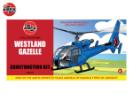 Airfix Westland Gazelle Model Kit Starter Set Lidl Deal £6.99