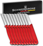 Fruitmes- en schilmesjesset Professionele kwaliteit 10 stuks voor €9,99 bij Amazon