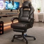 Update Deal: Songmics Adjustable Ergonomic Gaming Chair with Extendable Footrest Cloa