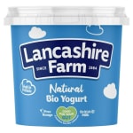 Lancashire Farm Natural Whole Milk / Virtually Fat Free Bio Yogurt 1kg - Nectar pric