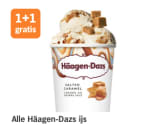 1+1 gratis op Alle Häagen-Dazs ijs bij de AH