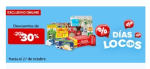 Días Locos -30% y -20% en Carrefour