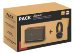 Pack Enceinte Marshall Acton III Marron + Casque supra-auriculaire Major V à 199,99€