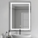 Espejo de luz LED touch 52.5 cm para pared por $199 en Mercado Libre