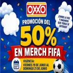50% de Descuento en Productos FIFA | OXXO