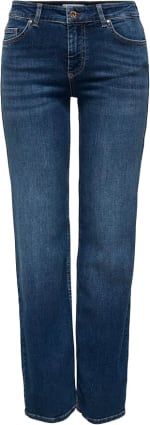 Only Onlblush mid straight dames jeans voor €23,80 bij Amazon