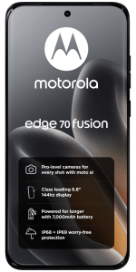 Motorola Edge 70 Fusion 5G 256GB + 200GB Data £14.99pm (24m) + £29 Upfront w/Code + M