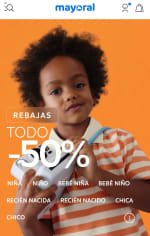 Rebajas Todo al -50% de Descuento en Mayoral.