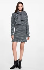 Vestido estampado con detalle fruncido por 3.99€