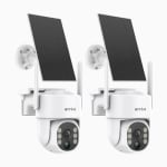Lot de 2 Caméra de sécurité extérieure sans fil à 69,99€