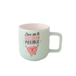 Mr. Wonderful - Taza de cerámica 290ml - Cree en Ti y Todo Sera Posible por 2.99€