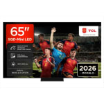 TV MiniLED 65'' TCL 65C7L con IA, 4K UHD, 144 Hz por 811,75€ en Carrefour