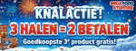 3 halen =2 betalen bij Megafoodstunter