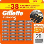 Gillette Fusion5 Scheermesjes 28 stuks voor €46,99 bij Joybuy