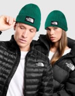 The North Face Logo Box Cuffed Beanie Hat – £10