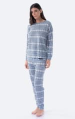 Pijama de punto estampado dos piezas de Mujer TEX por 3.99€