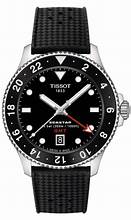 Tissot Seastar 1000 GMT Quartz Watch 40mm Black at £335