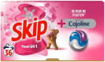 Pack de 36 Capsules Lave linge Skip Lessive Tout en 1 Touche de Cajoline à 7,46€