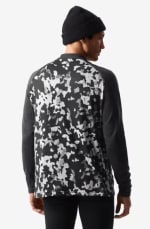 Primera capa superior nieve hombre negro blanco por solo $6.000 en Decathlon
