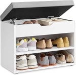 VASAGLE Custos Colección Banco Zapatero con 3 compartimentos por 37.25€