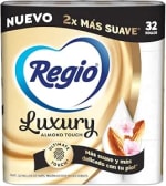 Regio Papel Higiénico Luxury Almond Touch (32 rollos) por $168 en Amazon