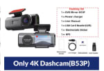 Dashcam, 4K+1080P WiFi voor €34,19 dmv code bij Aliexpress
