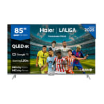 TV QLED 85" Haier H85Q80FUX UHD 4K, Peana central, Google TV, HDR10+ por 685,66€