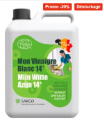 Bidon de 5L de Vinaigre blanc 14° à 23,25€