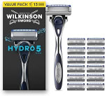Wilkinson Sword Hydro 5 Razor Kit with 13 Refills for £15.56