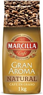 2 kilos Marcilla Gran Aroma Café en Grano Natural por 22.85€
