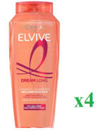 4 x L'Oréal Paris Elvive Champú Dream Long, 400ml por 9.46€