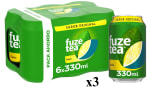 3 Pack de 6 latas de 330 ml de Fuze Tea Sabor Original Limón por 9.96€