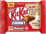 KitKat Chunky Milk Chocolate Bar 4 Pack Multipack 160g, 4 x 40g (£1.27 S&S)