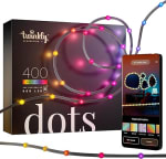 Twinkly Dots slimme verlichting RGB - 400 LED's - zwart - 20m voor €76,64 bij Amazon